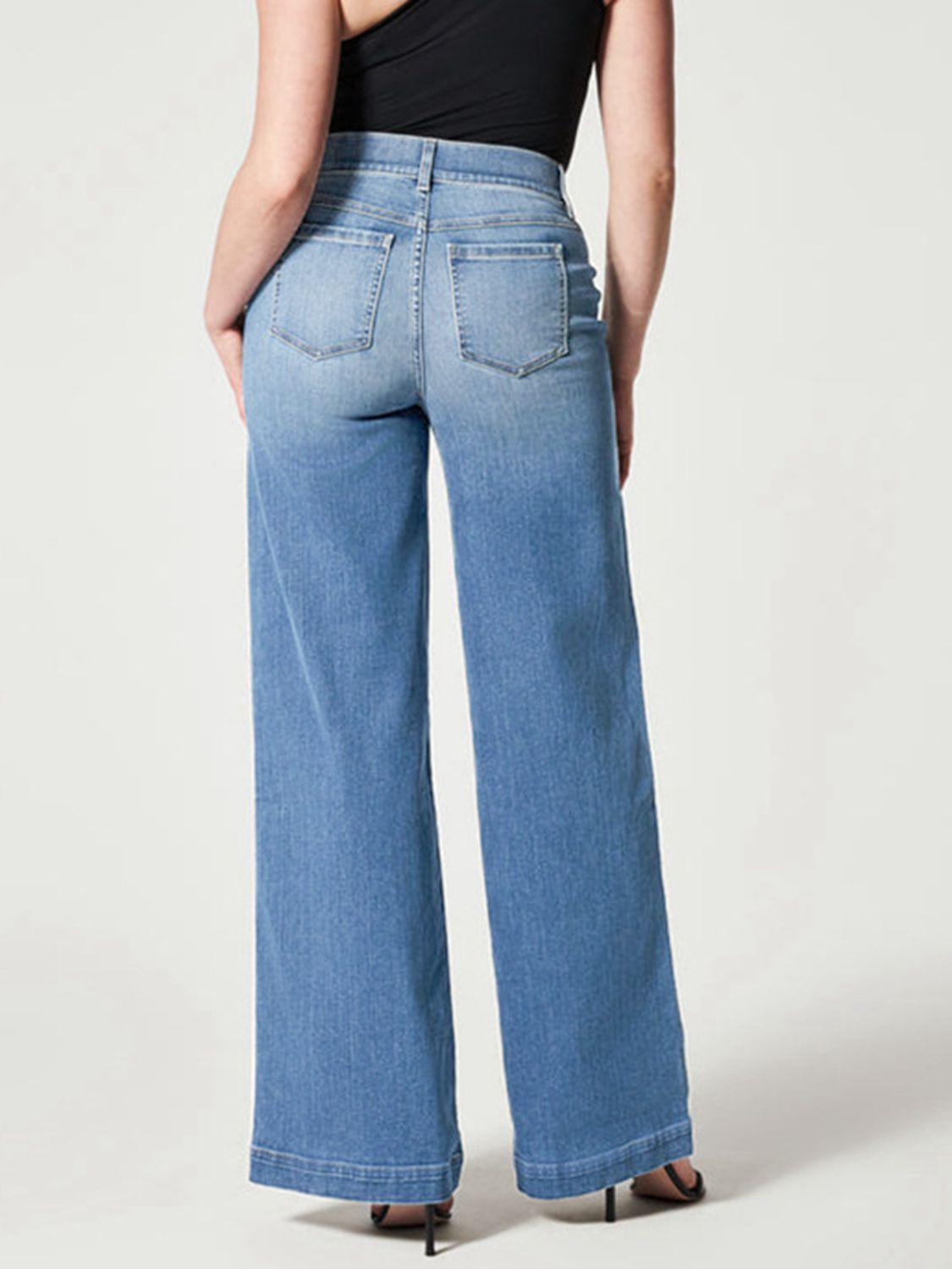 Wide Leg Long Jeans - Clothes For Her Online Store