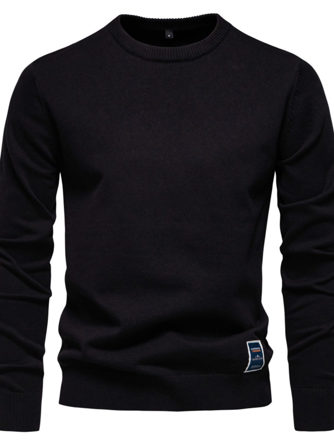 Men's Round Neck Long Sleeve Sweater - Clothes For Her Online Store