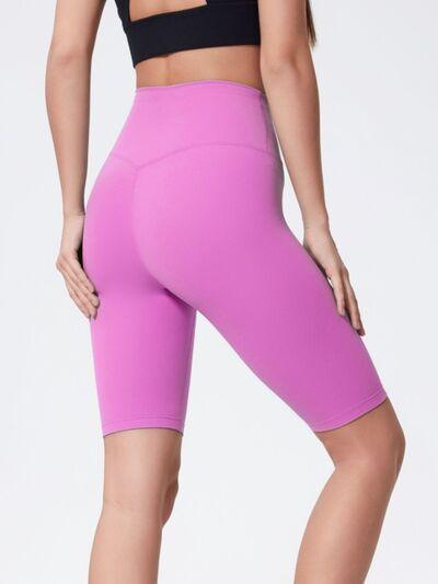 Millennia High Rise Wide Waistband Active Shorts - Clothes For Her Online Store