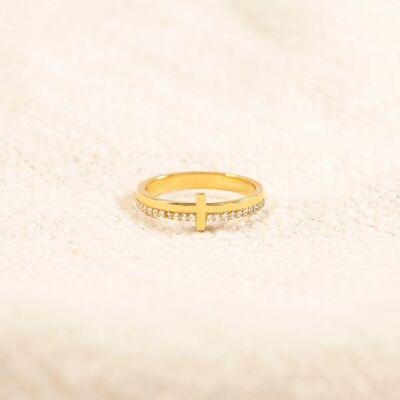 925 Sterling Silver Cross Ring - Clothes For Her Online Store