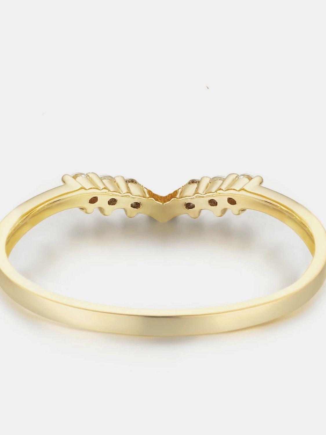 925 Sterling Silver Inland Zircon Ring - Clothes For Her Online Store