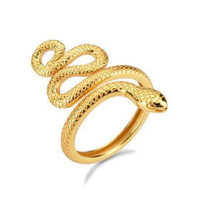 925 Sterling Silver Snake Shape Ring - Clothes For Her Online Store