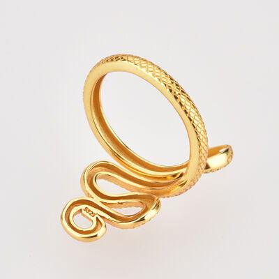 925 Sterling Silver Snake Shape Ring - Clothes For Her Online Store