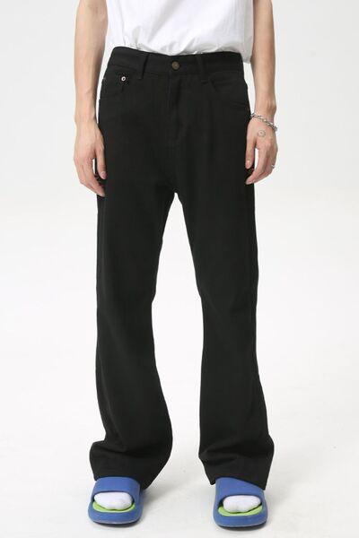 Mid Rise Jeans with Pockets - Clothes For Her Online Store