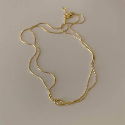 Titanium Steel Knotted Necklace - Clothes For Her Online Store