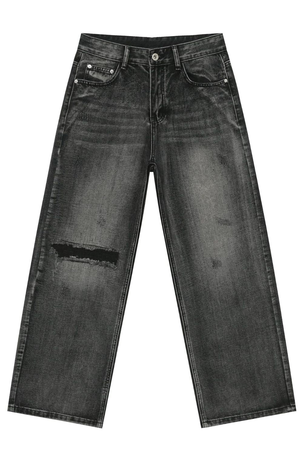 Men's Distressed Jeans with Pockets - Clothes For Her Online Store