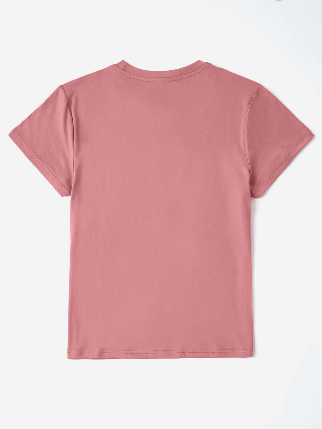 EASTER VIBES Round Neck Short Sleeve T-Shirt - Clothes For Her Online Store