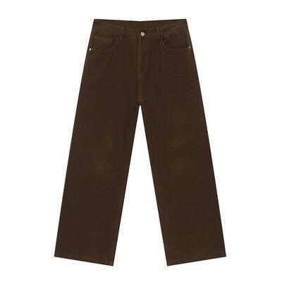 Straight-Leg Jeans with Back Elasticated Waistband - Clothes For Her Online Store