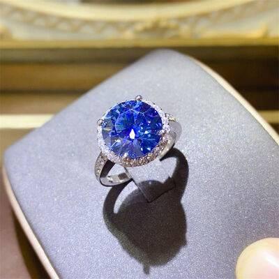 5 Carat Moissanite 925 Sterling Silver Ring - Clothes For Her Online Store