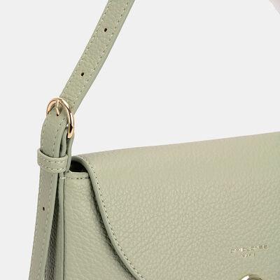 David Jones Metal Buckle Shoulder Bag - Clothes For Her Online Store
