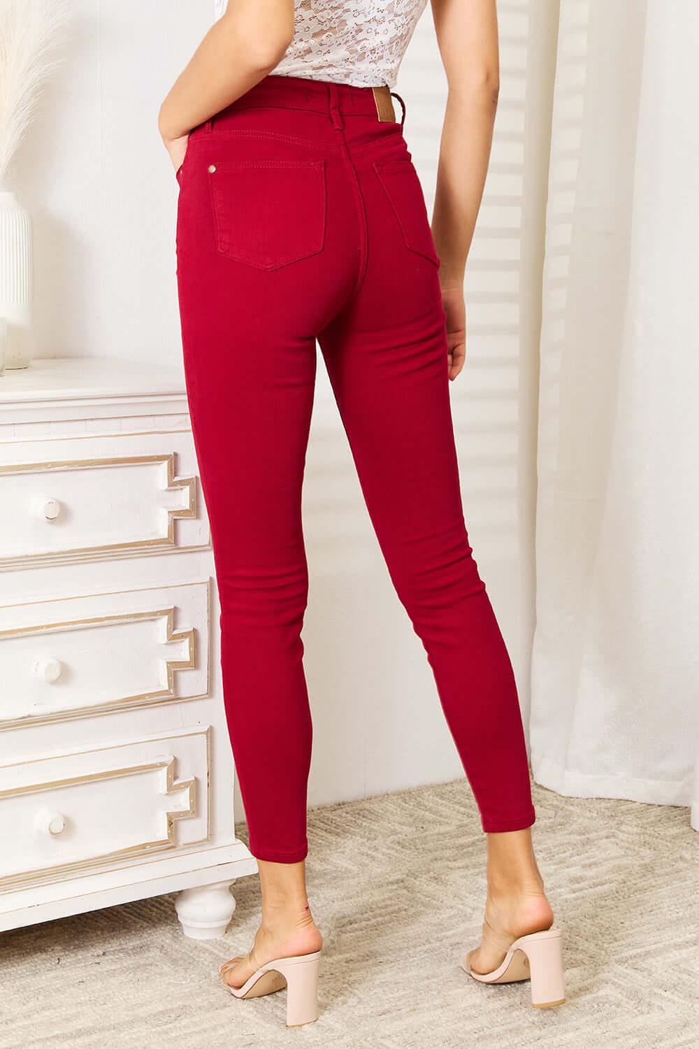 Judy Blue Full Size High Waist Tummy Control Skinny Jeans - Clothes For Her Online Store