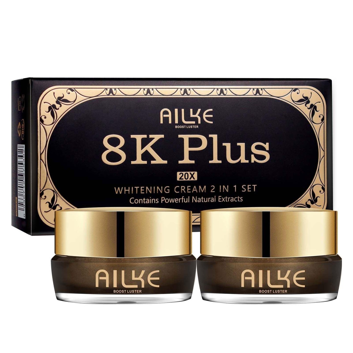 AILKE Lightening Face Cream, Antioxidant, Reduce Blemish, Anti-aging, Radiant Skin With Collagen, Niacinamide, Glutathione