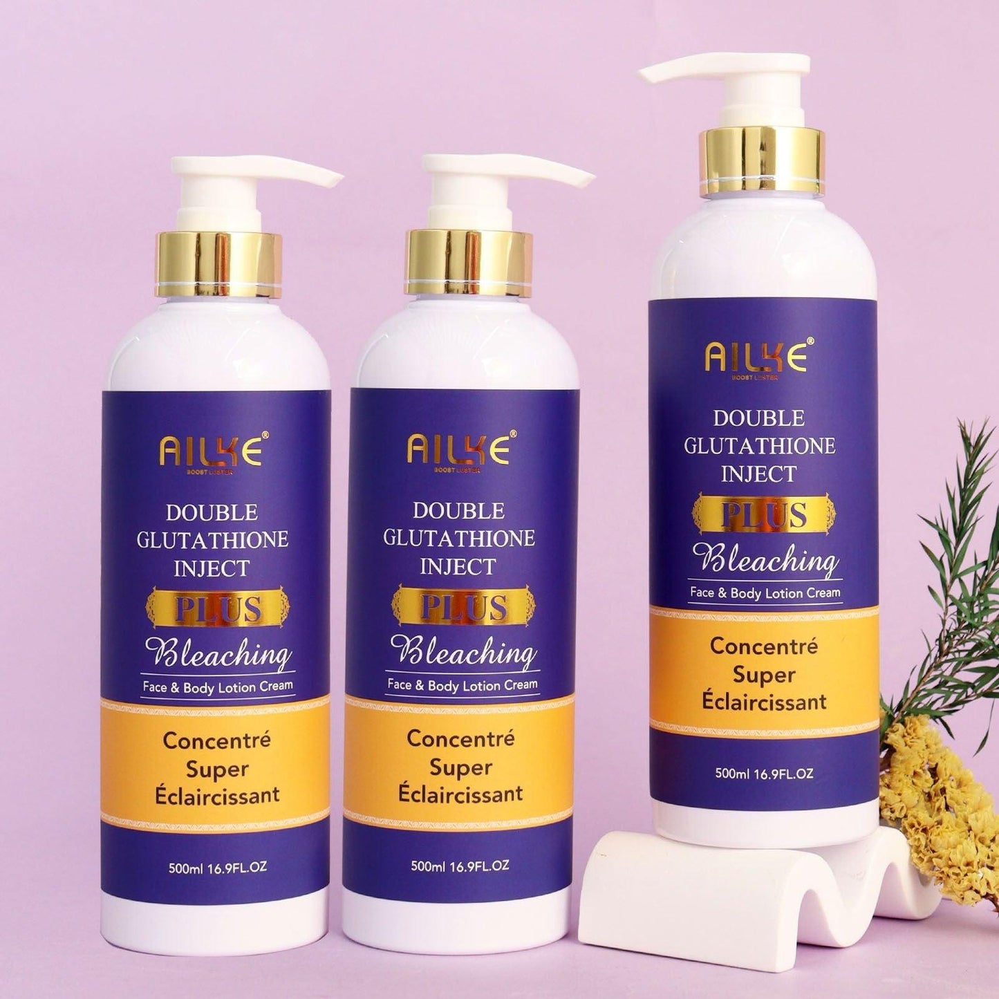 AILKE Premium Lightening SkinCare Kit, Dark Spots Corrector Cream for Uneven Skin Tone, Bleaching Serum, Smooth, Soft Skin