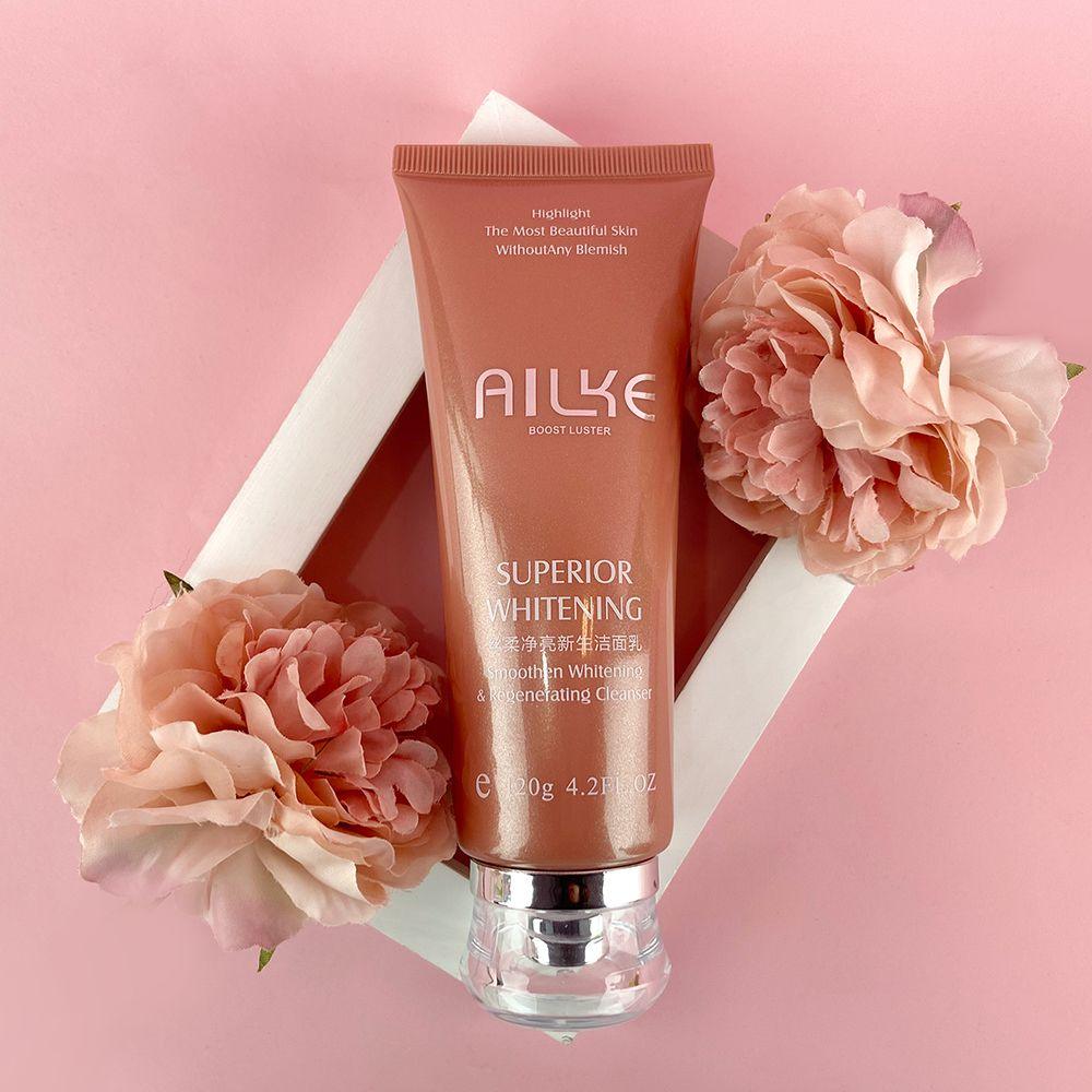 AILKE Rose Facial Cleanser, Women Brightening, Moisturizing Clean Pores , PH Balance, Hydrating, Oil Control Face Care Scrub - Clothes For Her Online Store