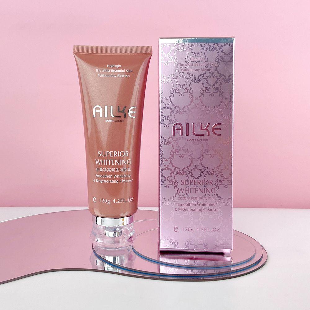 AILKE Rose Facial Cleanser, Women Brightening, Moisturizing Clean Pores , PH Balance, Hydrating, Oil Control Face Care Scrub - Clothes For Her Online Store