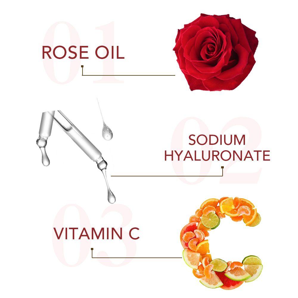 AILKE Rose Facial Cleanser, Women Brightening, Moisturizing Clean Pores , PH Balance, Hydrating, Oil Control Face Care Scrub - Clothes For Her Online Store