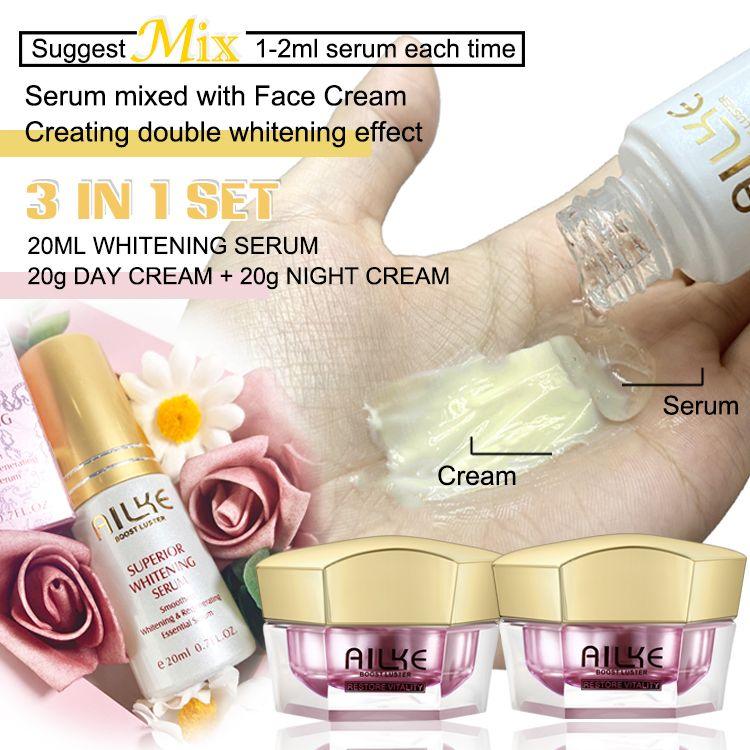 AILKE Skin Radiant Facial Cream With Sodium Hyaluronate, Lightening, Moisturizing, Cleansing, Improve Dull Skin Face Cream - Clothes For Her Online Store