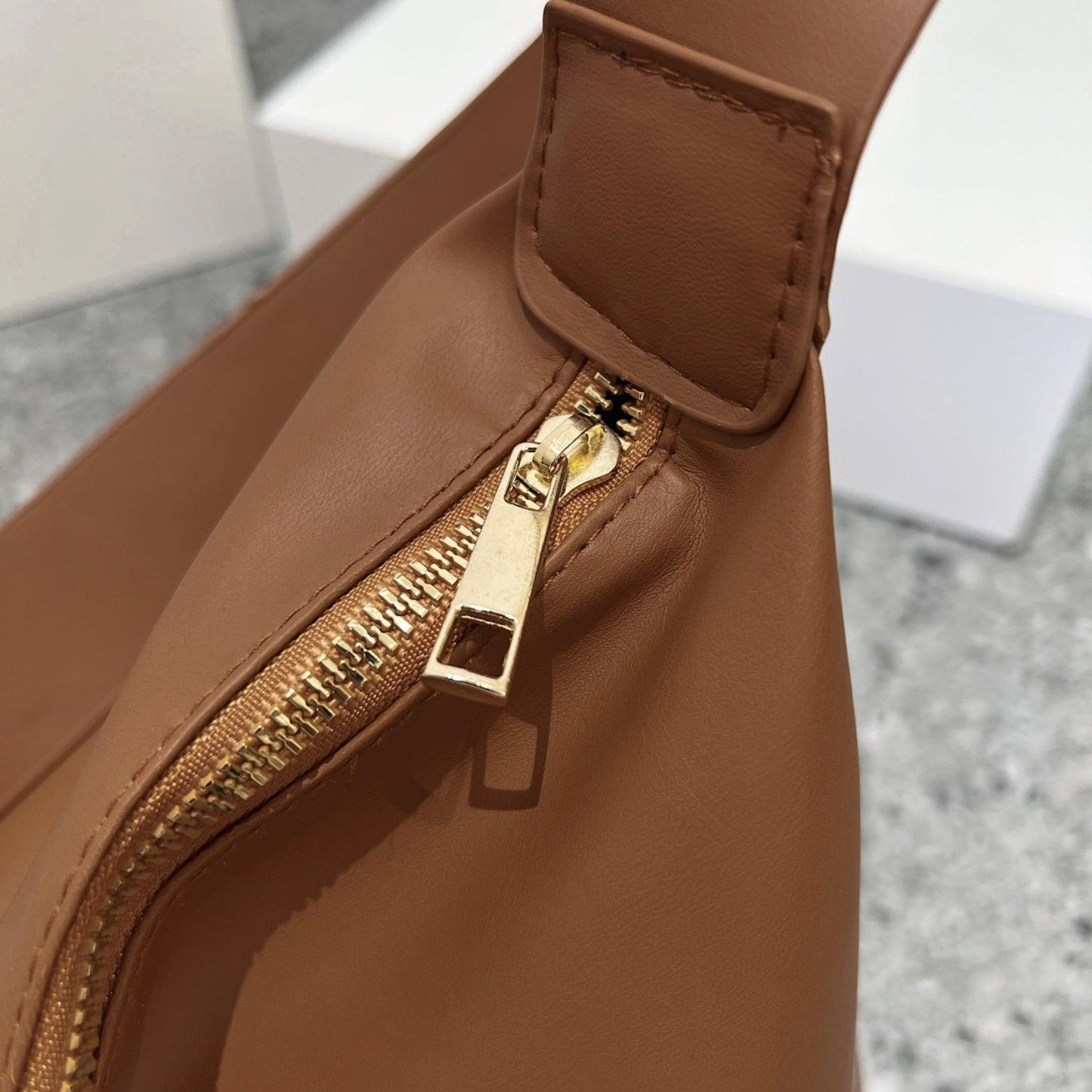 Adjustable Strap PU Leather Handbag - Clothes For Her Online Store