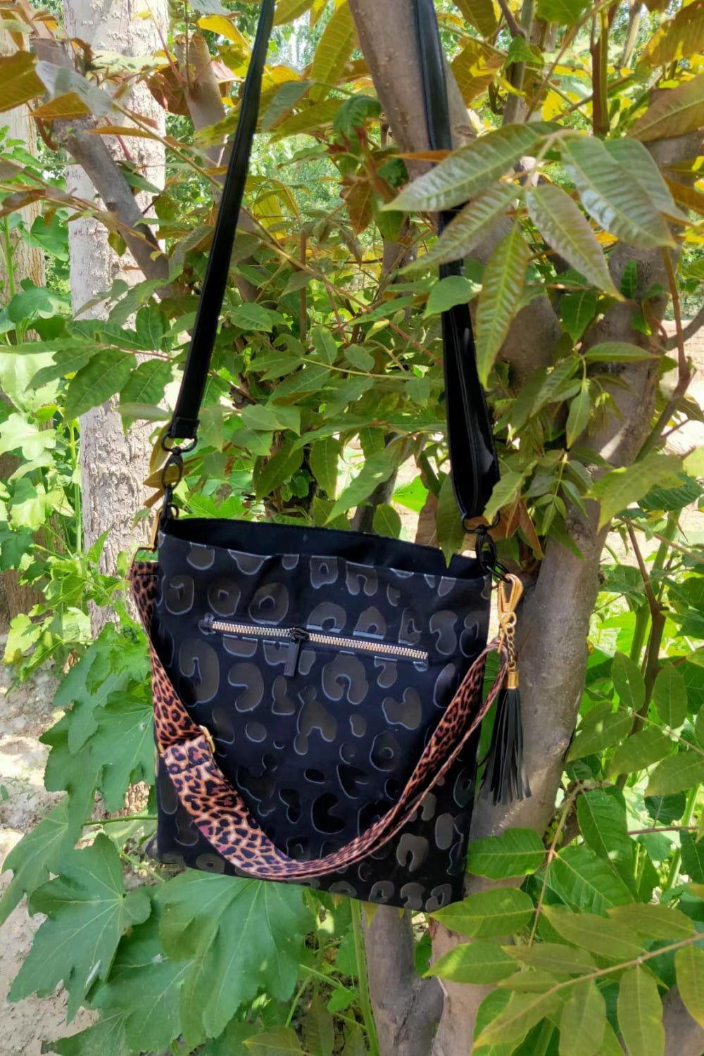 Adored PU Leather Shoulder Bag with Tassel - Clothes For Her Online Store