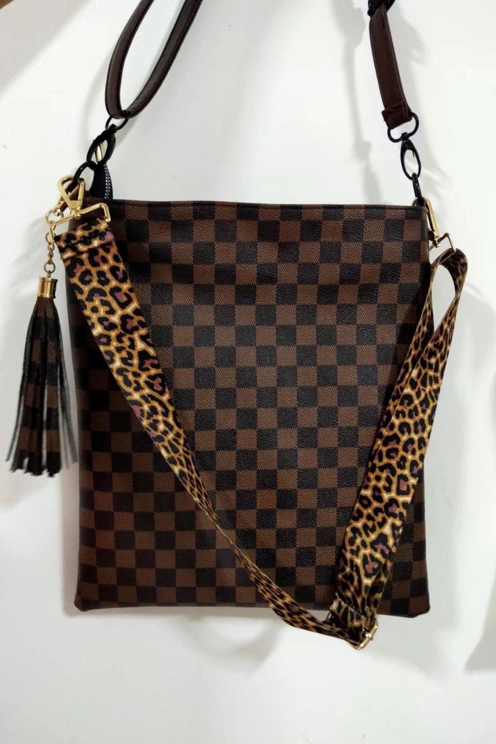 Adored PU Leather Shoulder Bag with Tassel - Clothes For Her Online Store