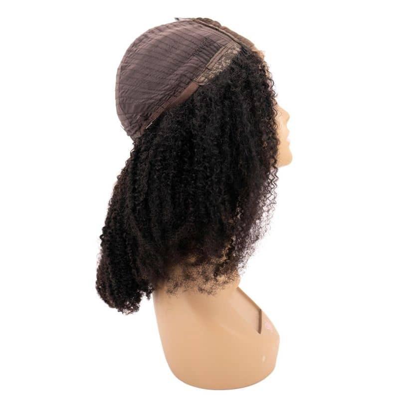 Afro Kinky 4x4 Transparent Closure Wig - Clothes For Her Online Store