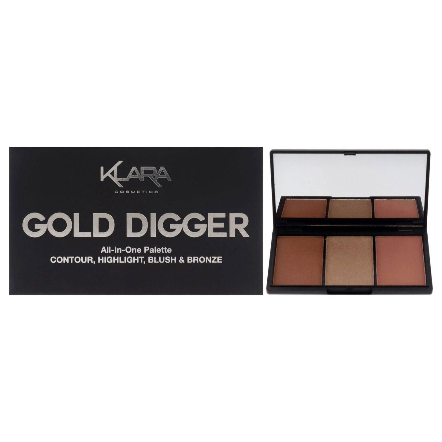 All-In-One Palette - Gold Digger by Klara for Women - 0.35 oz Makeup - Clothes For Her Online Store