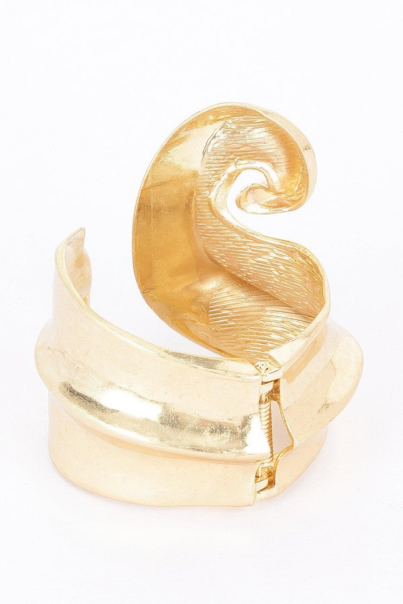 Alloy Casting Spring Hinge Bracelet - Clothes For Her Online Store