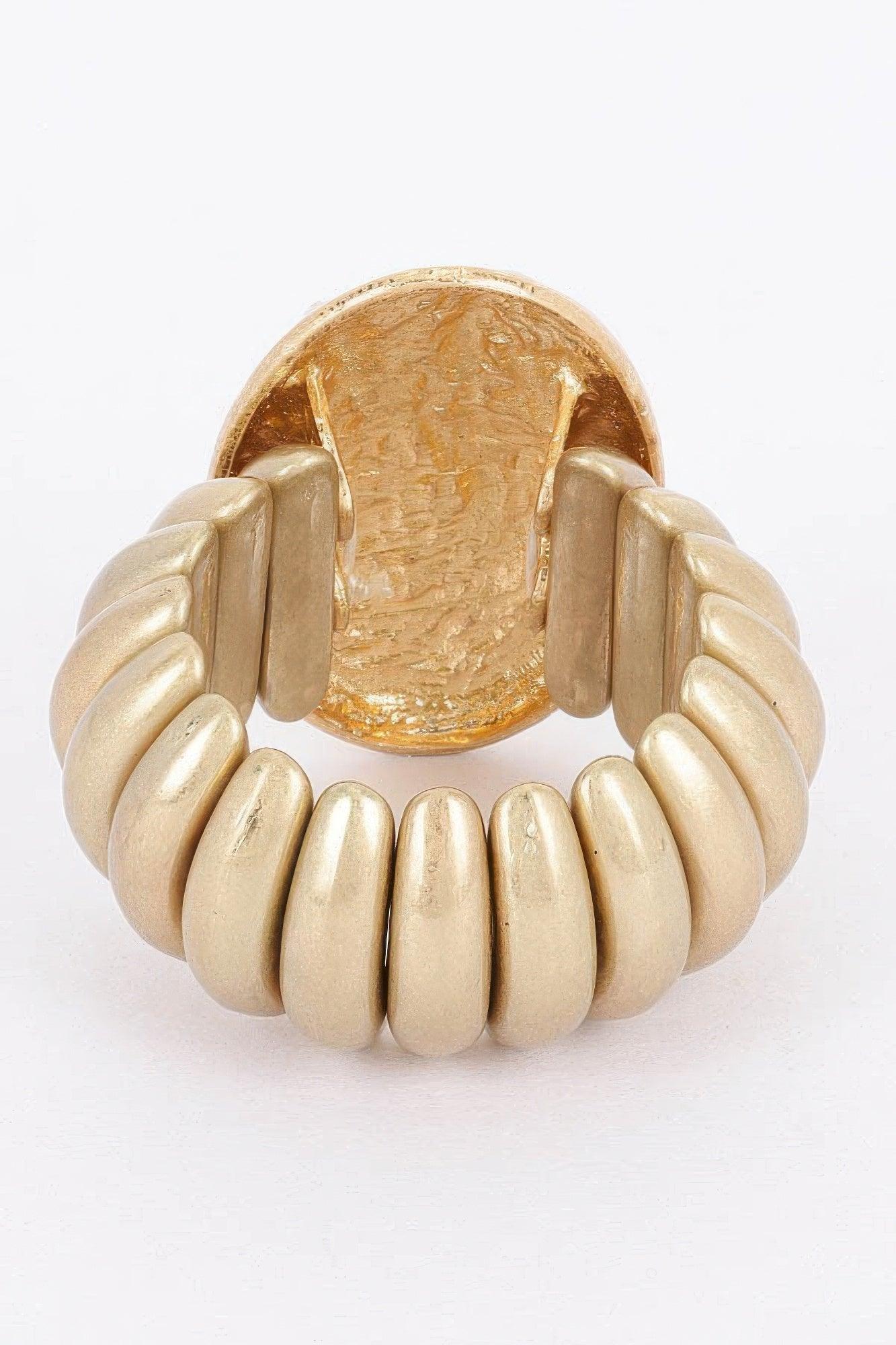 Alloy Casting Stretch Bracelet - Clothes For Her Online Store