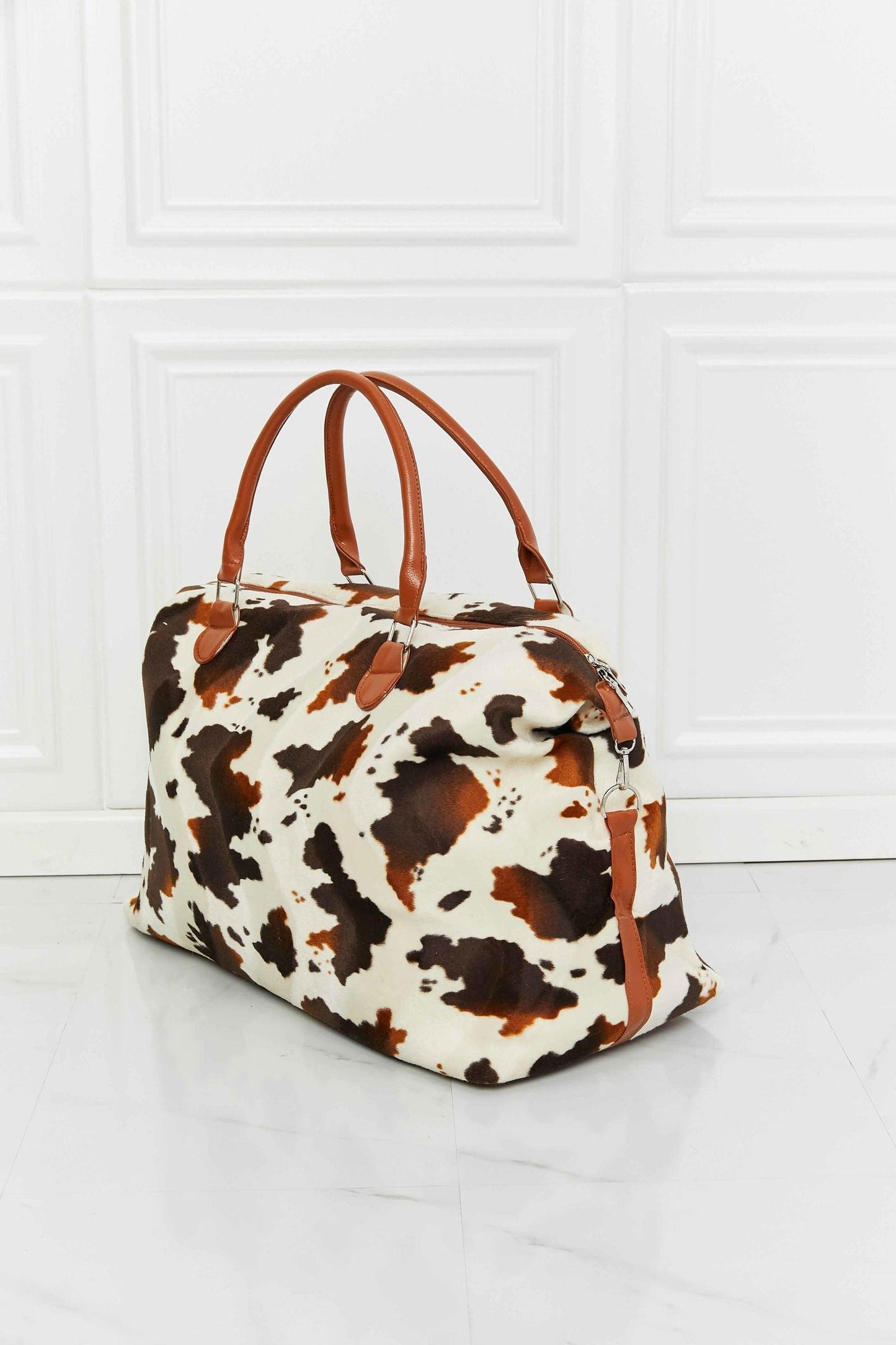 Animal Print Plush Weekender Bag - Clothes For Her Online Store