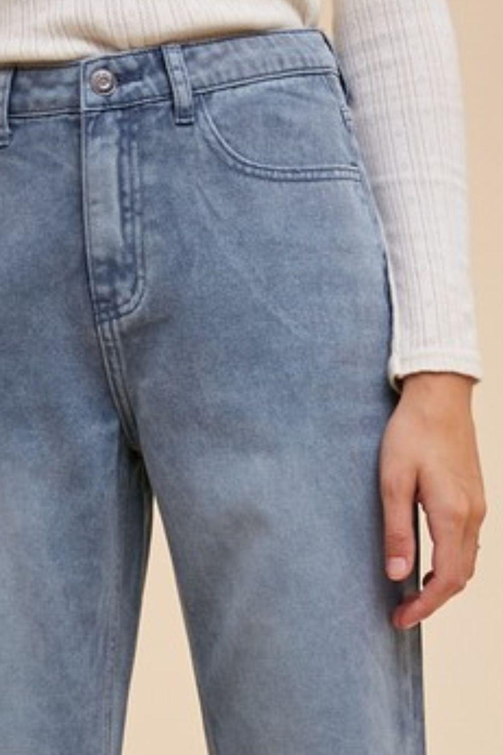 Annie Wear Distressed Raw Hem Jeans - Clothes For Her Online Store