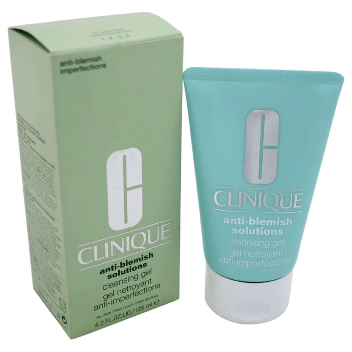 Anti-Blemish Solutions Cleansing Gel - All Skin Types by Clinique for Unisex - 4.2 oz Gel - Clothes For Her Online Store