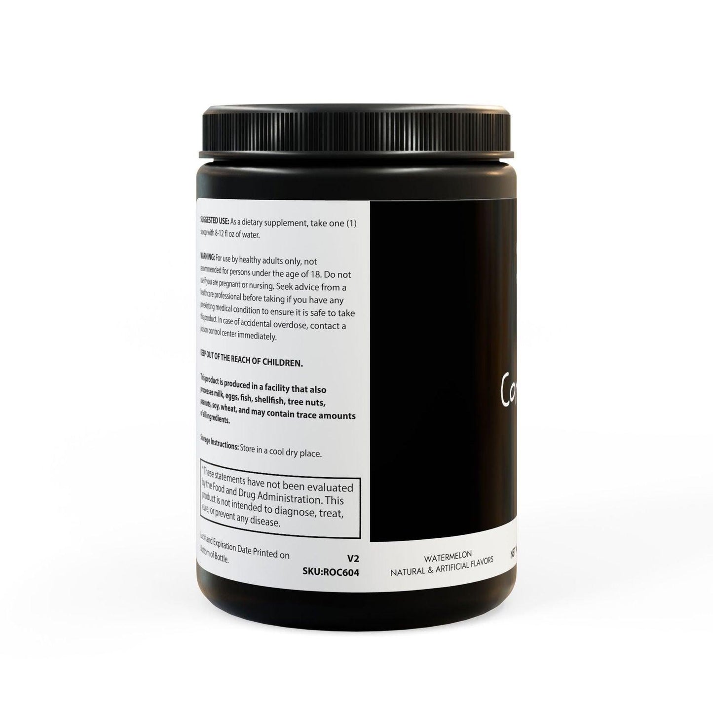 BCAA Supplement, Watermelon (325g, 11.46oz, 45 servings) - Clothes For Her Online Store