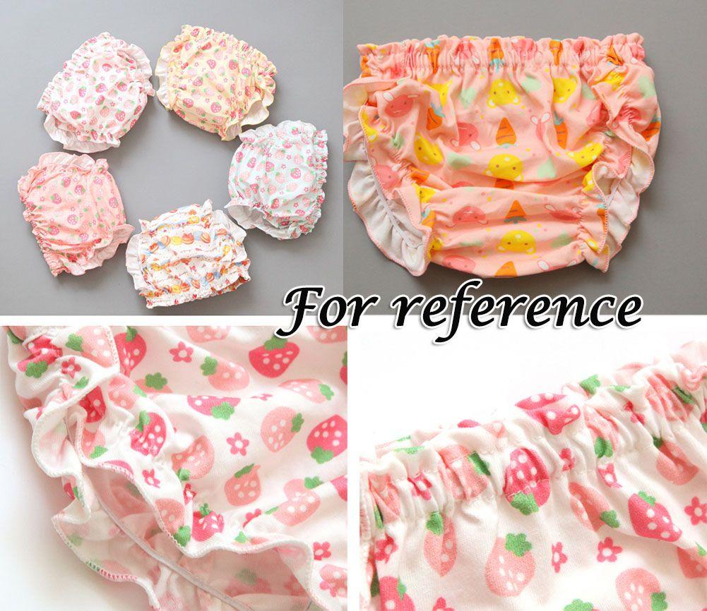 Baby Girls 4 Pack Bloomer Shorts Ruffle Newborn Toddler Diaper Covers Briefs - Cute Carrot - Clothes For Her Online Store