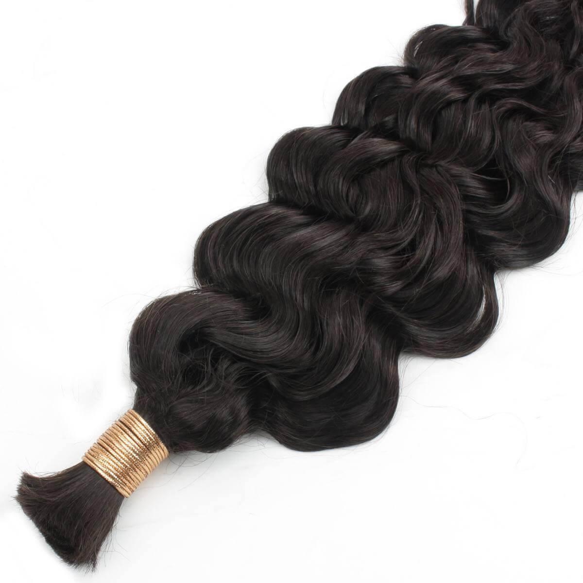 Beach Wave Bulk Human Hair Extensions - Clothes For Her Online Store