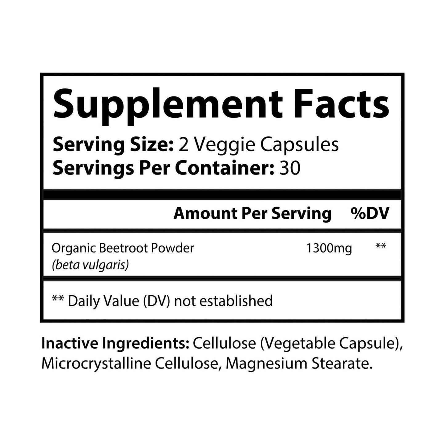Beetroot Supplement (60 Capsules) - Clothes For Her Online Store