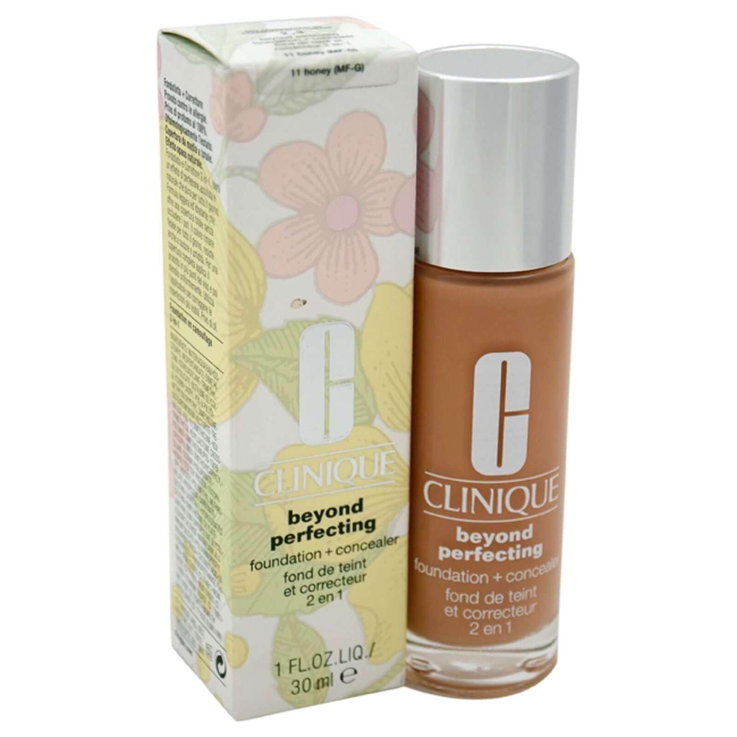 Beyond Perfecting Foundation Plus Concealer - 11 Honey MF-G by Clinique for Women - 1 oz Makeup - Clothes For Her Online Store