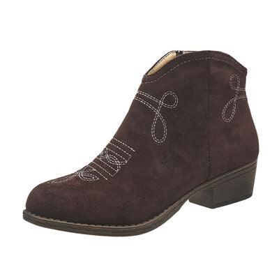 Block Heel Ankle Boots - Clothes For Her Online Store