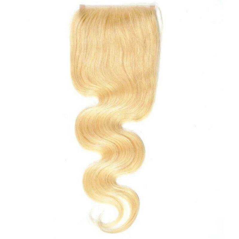 Blonde Body Wave 4x4 Transparent Closure - Clothes For Her Online Store