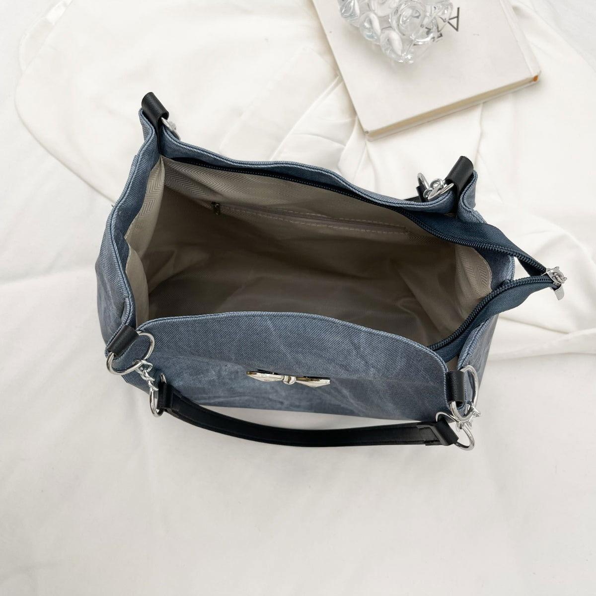 Bow Polyester Medium Tote Bag - Clothes For Her Online Store