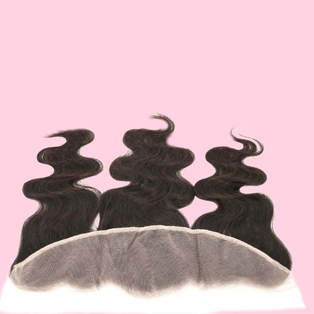 Brazilian Body Wave Frontal 13x4 Transparent Lace - Clothes For Her Online Store