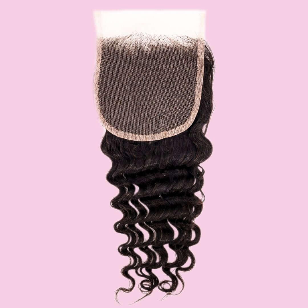 Brazilian Deep Wave 4x4 Closure - Clothes For Her Online Store