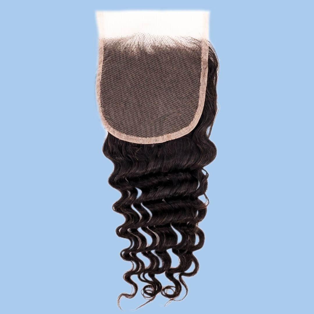 Brazilian Deep Wave 4x4 Closure - Clothes For Her Online Store