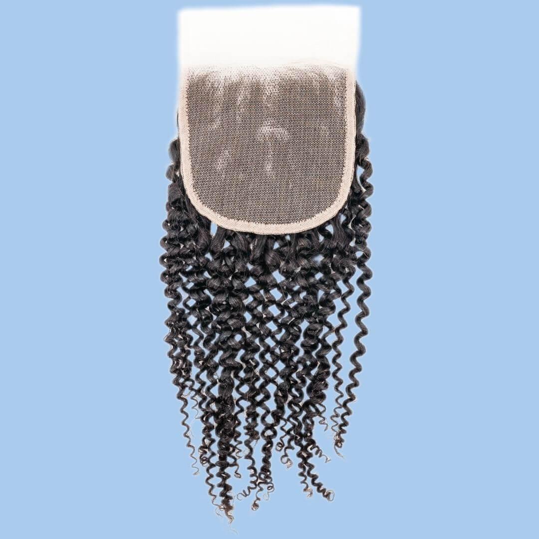 Brazilian Kinky Curly 4x4 Closure - Clothes For Her Online Store