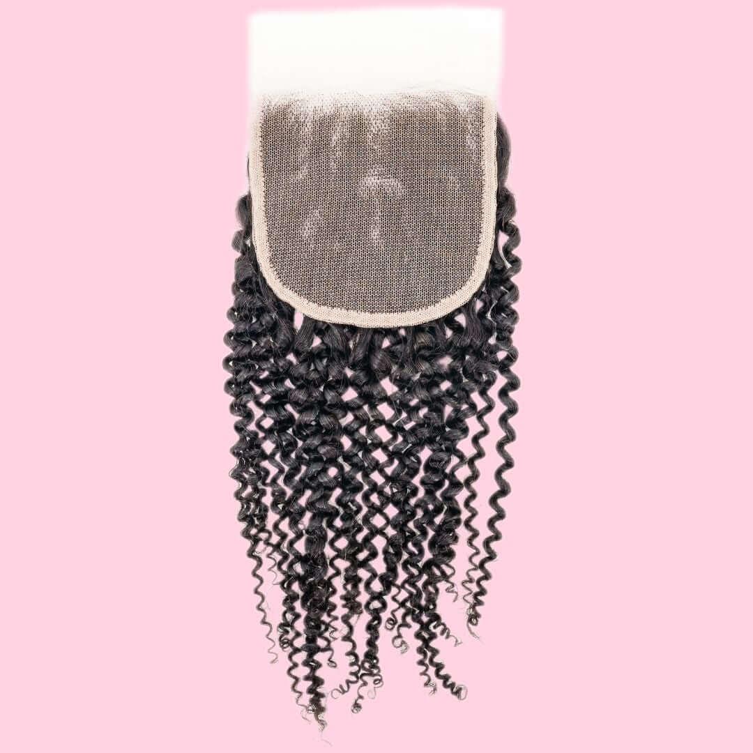 Brazilian Kinky Curly 4x4 Closure - Clothes For Her Online Store