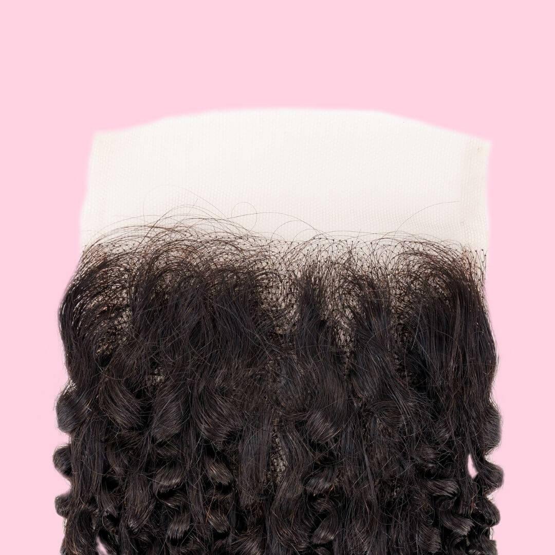 Brazilian Kinky Curly 4x4 Closure - Clothes For Her Online Store