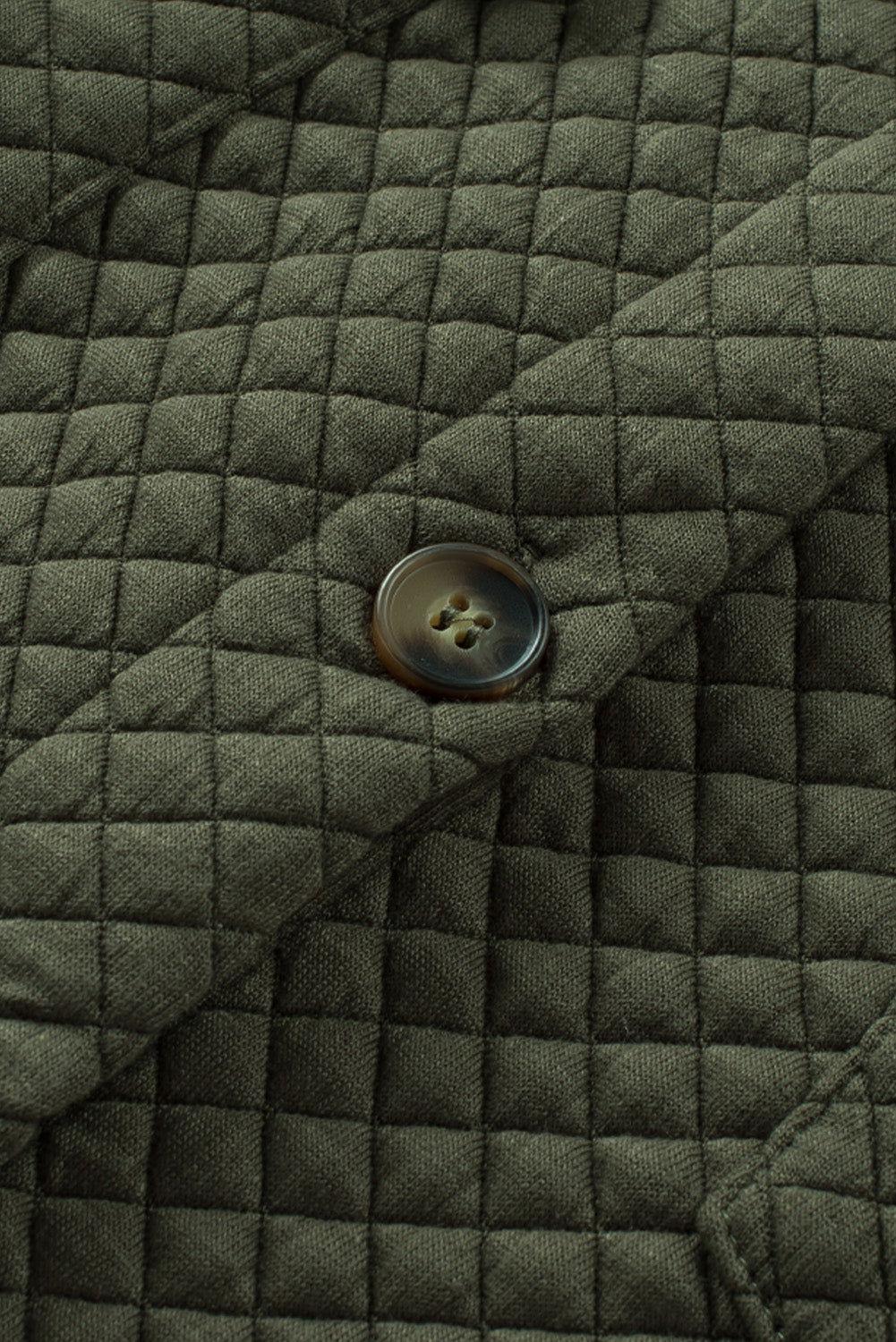 Button Down Collared Jacket - Clothes For Her Online Store