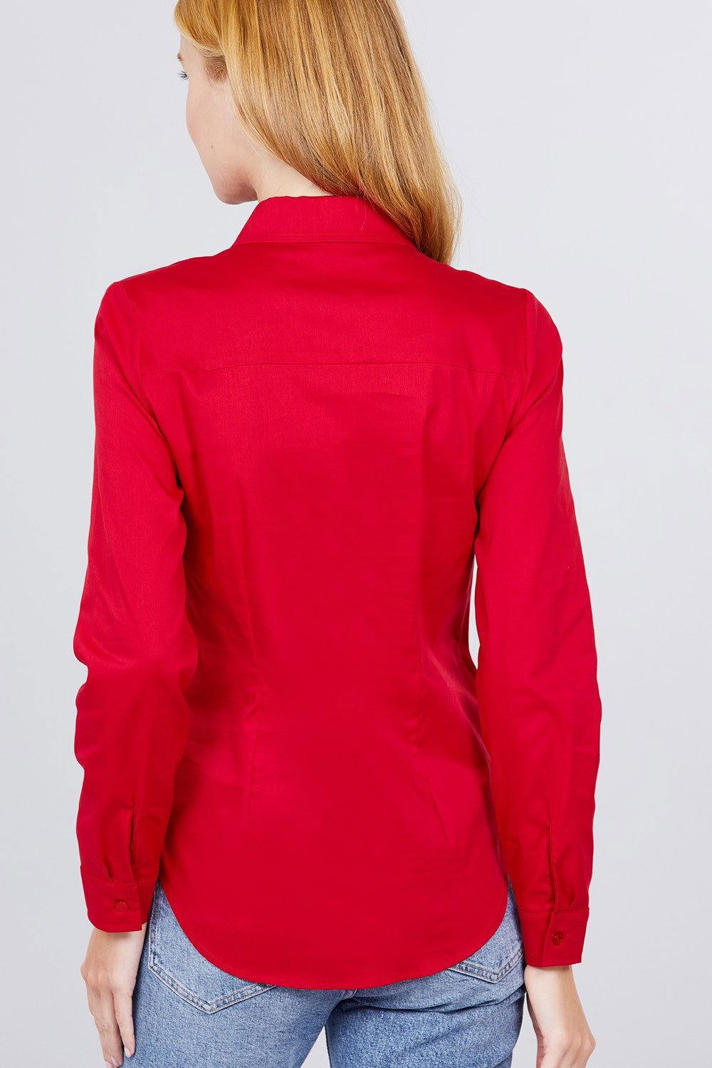 Button Down Woven Shirts - Clothes For Her Online Store