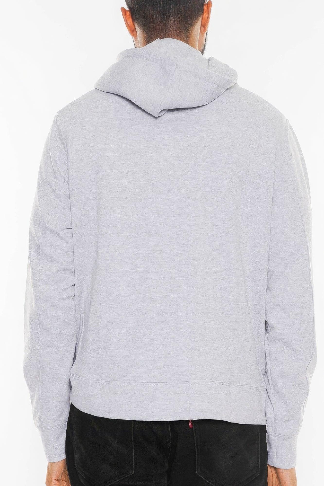 Solid Heathered Zip Up Jacket - Clothes For Her Online Store