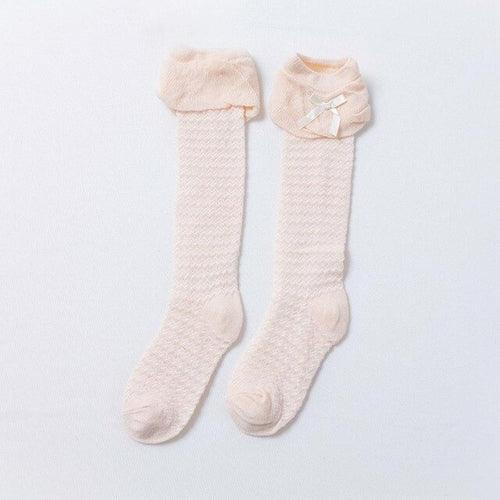 Baby Girls Leg High Barrel Cotton Socks - Clothes For Her Online Store