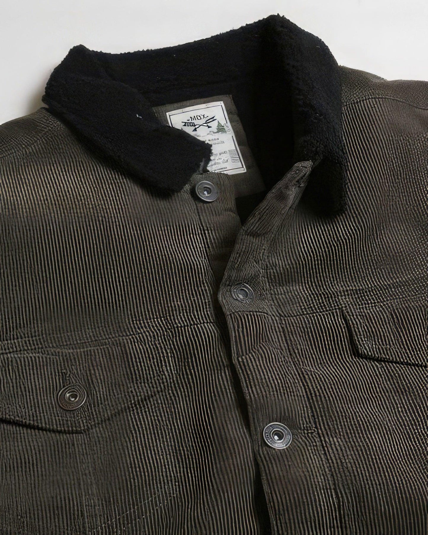 Casual Corduroy Lined Trucker Jacket - Clothes For Her Online Store